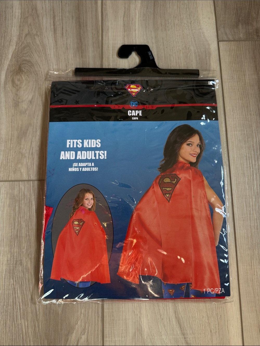 DC Comics Supergirl Red Cape with Shield Emblem